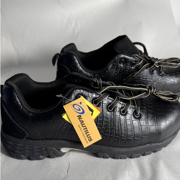 Nautilus N1074 Spark Oxford Safety Shoes Work Leather Steel Toe Women's Sz 8.5 - Picture 9 of 16
